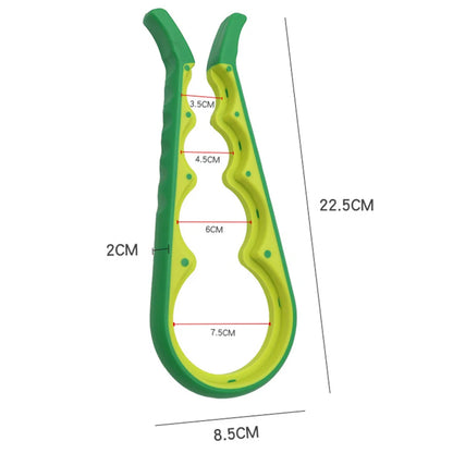 4-in-1 Universal Jar Opener Multifunction Handy Screw Cap Jar Openers Can Lid Opener Bottle Can Lid Grip Wrench Kitchen Gadgets