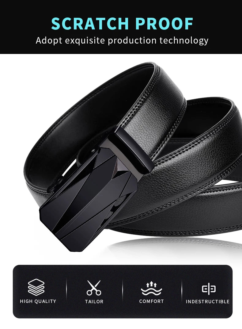 Youth Belt Brand Belt Men's Belt High Quality Men's Luxury Belt Men's Belt Male Buckle Metal Automatic Buckle