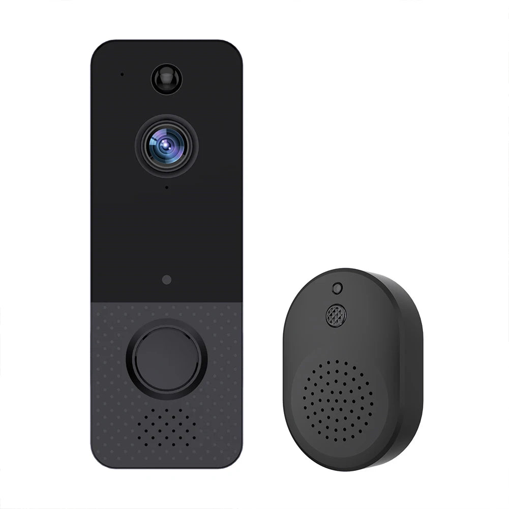 Video Doorbell Camera 2-Way Audio Doorbell with Camera PIR Motion Detection for Home Office