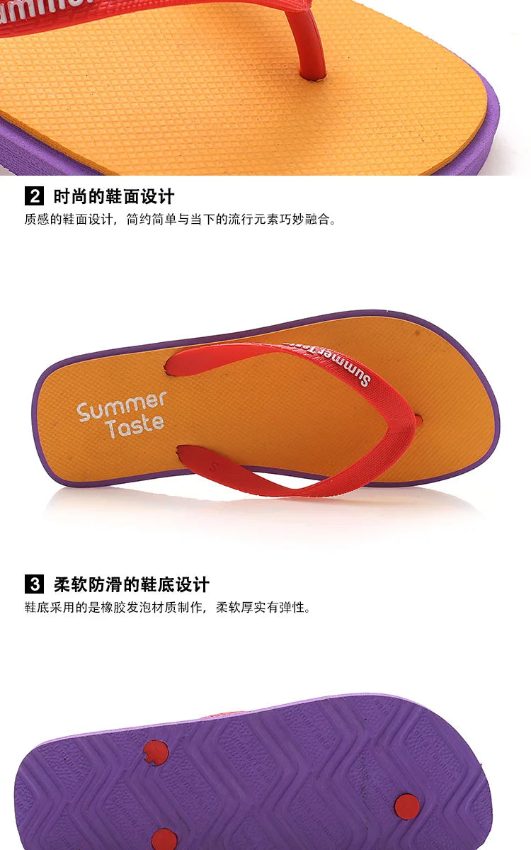 2022 Summer Flip Flops Men's Fashion Flip Flops Non Slip Bathroom Bath Slippers Beach Slippers Men Slippers Men Shoes