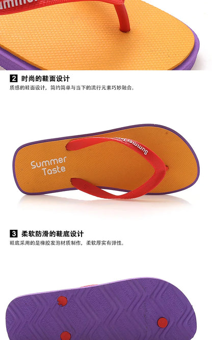 2022 Summer Flip Flops Men's Fashion Flip Flops Non Slip Bathroom Bath Slippers Beach Slippers Men Slippers Men Shoes