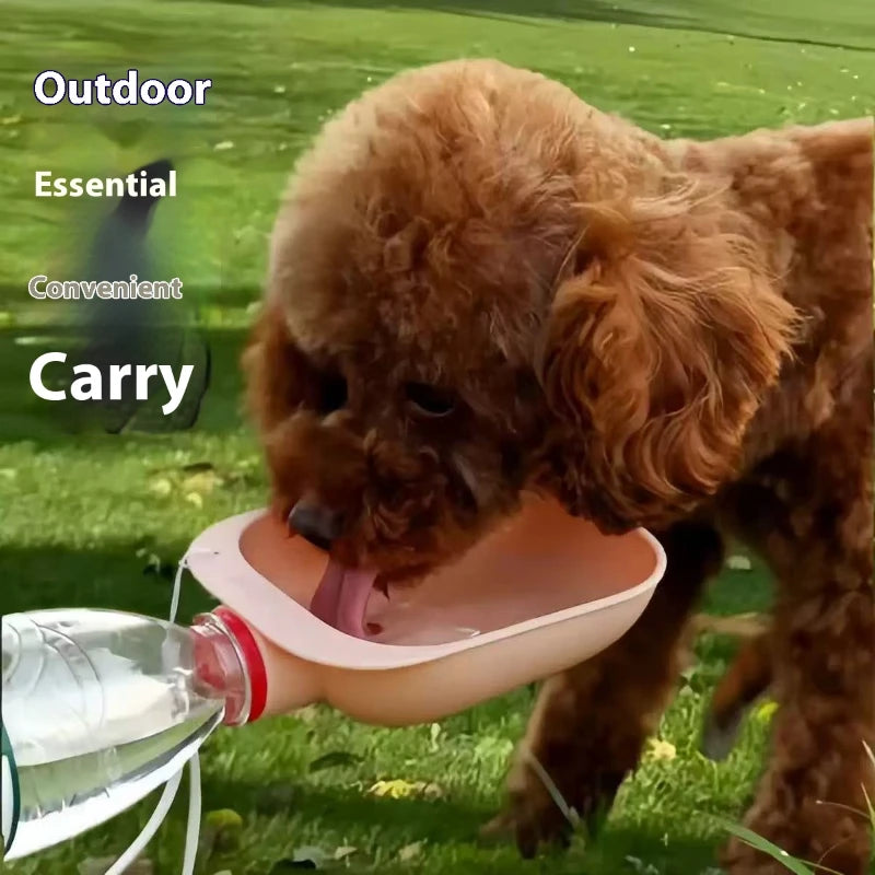 Dog Travel Water Bottle Portable Pet Dog Water Bottle Drinking Water Feeder for Dog Cat Outdoor Water Bowl Bottle Pet Supplies