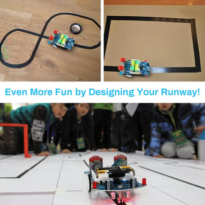 Smart Car Soldering Project Kits D2-5 Smart Tracking Robot Car Sets Soldering Learning Electronics Set for DIY Electronics