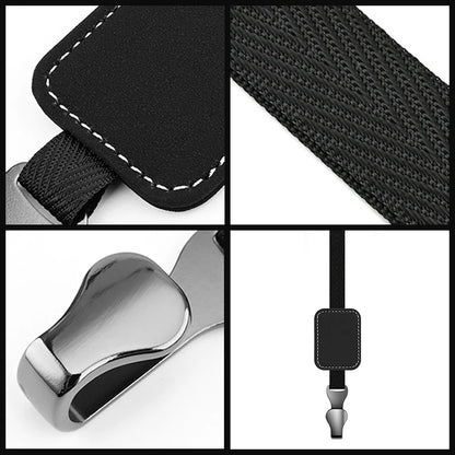 Car Seat Headrest Hook Multifunction Auto Leather Storage Hook Bracket Holder for Bag Clothes Universal Car Accessories Interior