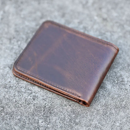 Rfid Blocking Genuine Leather Mens Wallet  Bifold Dollar Clips Designer Wallets Famous Brand Male Wallet Money Bags