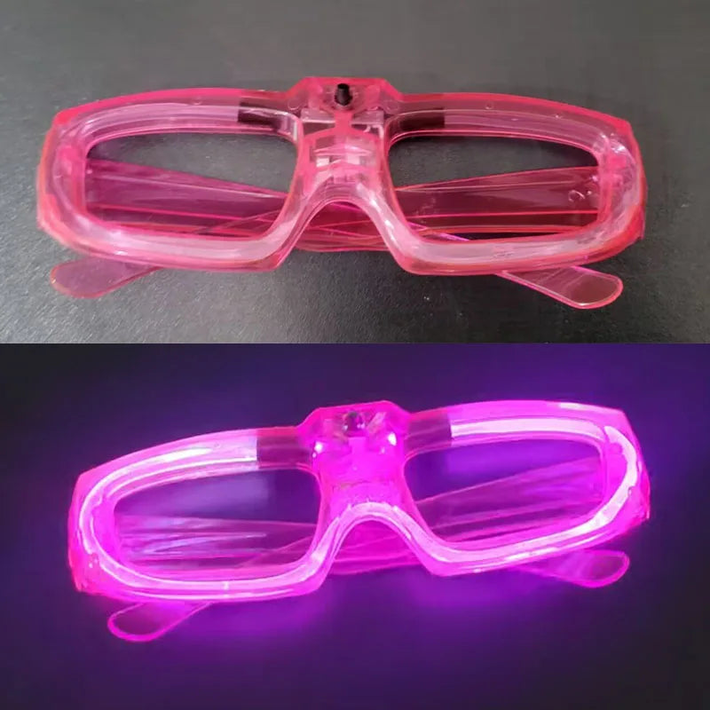 1 Pc Party Glow in the Dark Glasses Light Up LED Glasses Neon Party Favors Sunglasses Party Decor Party Supplies