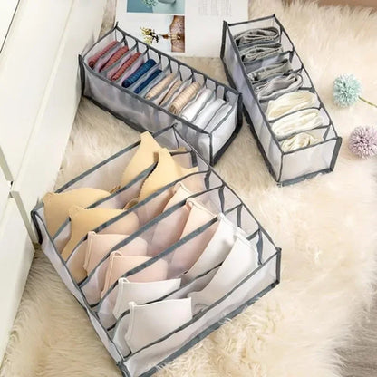 Closet Organizer Underwear Organizer for Wardrobe Clothes Organizers Cabinets Drawer Organizers Bra Socks Storage Organizer Box