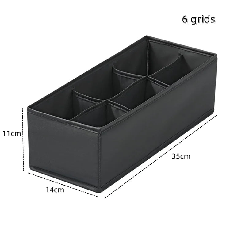 Organizer For Underwear Bra Socks Pants Scarf Storage Box Organizers Of Cabinets And Drawers Wardrobe Foldable Storage Box Case