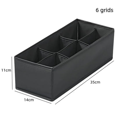 Organizer For Underwear Bra Socks Pants Scarf Storage Box Organizers Of Cabinets And Drawers Wardrobe Foldable Storage Box Case