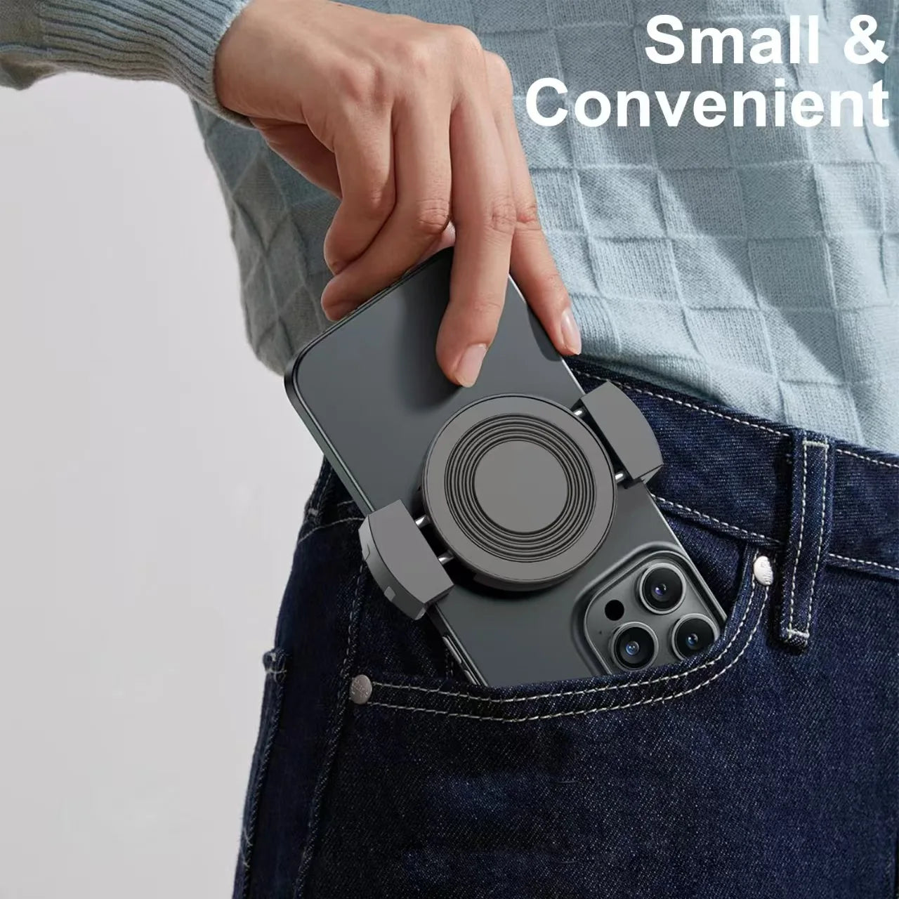 Magnetic Phone Clamp for Magnet Car Phone Holder Universal Mounts Cycling Cellphone Clip Quick Lock Release/Attach/Detach