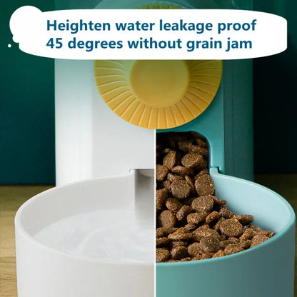 Automatic Pet Feeder Cage Hanging Bowl Water Bottle Food Container Dispenser For Puppy Cats Rabbit Birds Pet Feeding Product