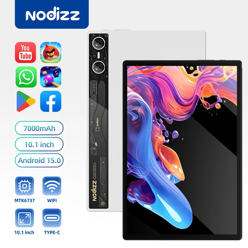 New Tablet Computer 10.1 inches Android 15 (RAM12GB+ROM512GB) HD Dual Card Tablet Computer Learning Office Entertainment Tablet