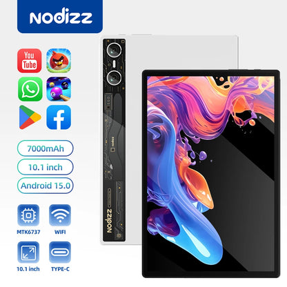 New Tablet Computer 10.1 inches Android 15 (RAM12GB+ROM512GB) HD Dual Card Tablet Computer Learning Office Entertainment Tablet