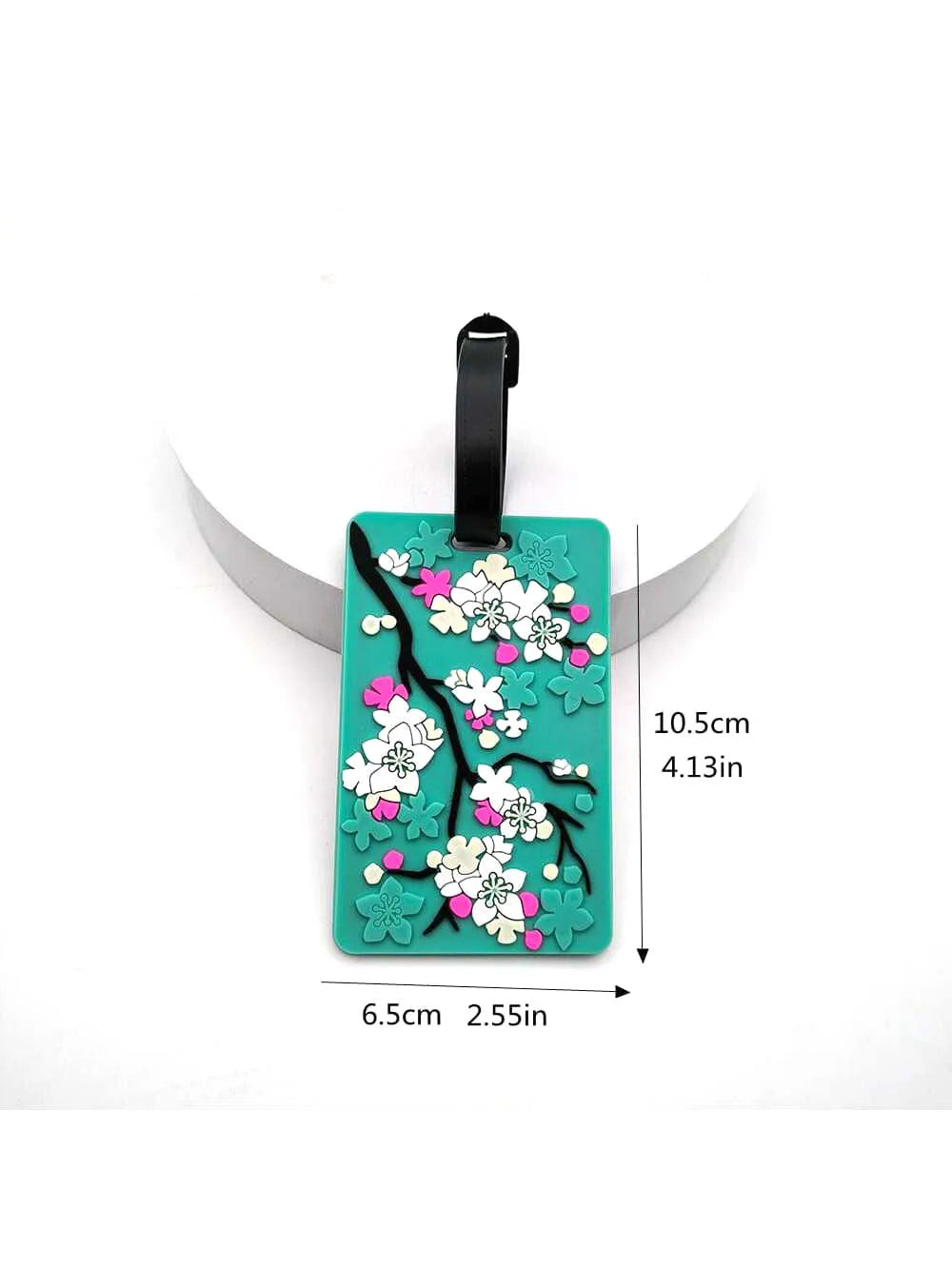 1PCS Cute Luggage Tag Travel Accessories Luggage Tag Silica Gel Suitcase  Holder Baggage Boarding Tag Travel Accessories