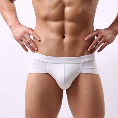 Mens Sexy Modal Underwear Briefs Men Low Rise U convex Pouch Brief Underpants Men Breathable Briefs