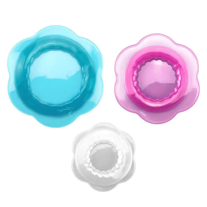 Silicone Stretch Lids Set Reusable Food Petal-Shaped Bowl Covers Round Petal-Shaped Elastic Food Container Fresh-Keeping Cover