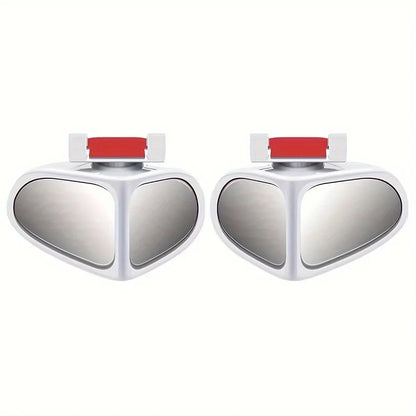 360 Degree Rotatable Side Car Blind Spot Convex Mirror Car Blind Spot Convex Mirror Rearview Parking Safety Auto Exterior Mirror