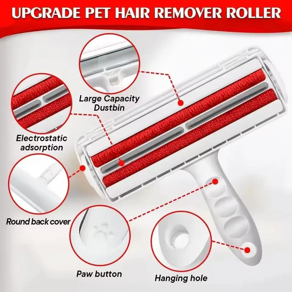 High Quality Pet Hair Remover, Washable Lint Roller for Pet Hair on Furniture Sofa Clothes ，Reuse Remove Portable Removal Tool