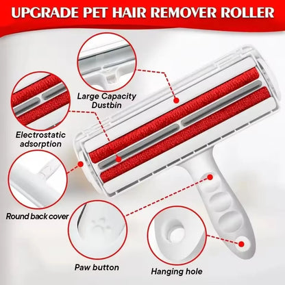 High Quality Pet Hair Remover, Washable Lint Roller for Pet Hair on Furniture Sofa Clothes ，Reuse Remove Portable Removal Tool