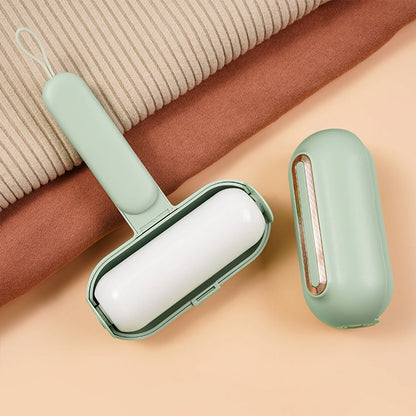 Reusable Portable Roller for Clothes Pet Hair Remover Dust with Handle Removal Eliminator Brush Hairs Sticky Lint Roller Cleaner