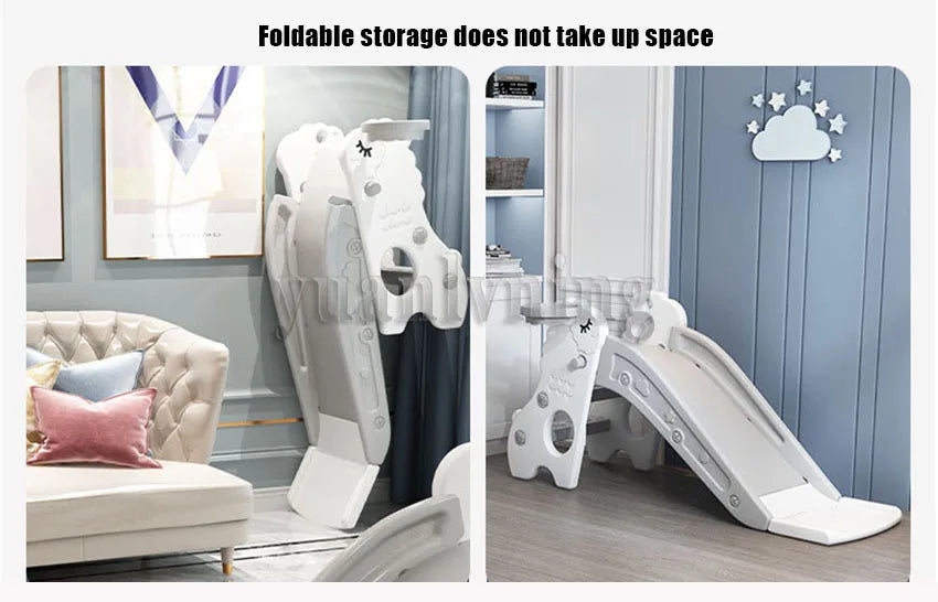 Kids Folding Slide Toys Super Load-bearing Children's Climber Play Slide Household Outdoor/indoor Slide For 6 Month - 2 Years