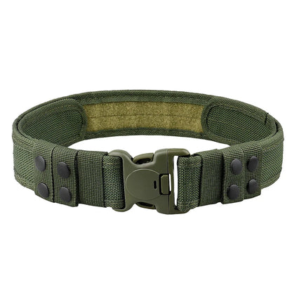 Men's Belt Outdoor Camouflage Tactical Belt Oxford Cloth Belt Mountaineering Belt Nylon Wide Waist Belt Work Belt Neutral Belts