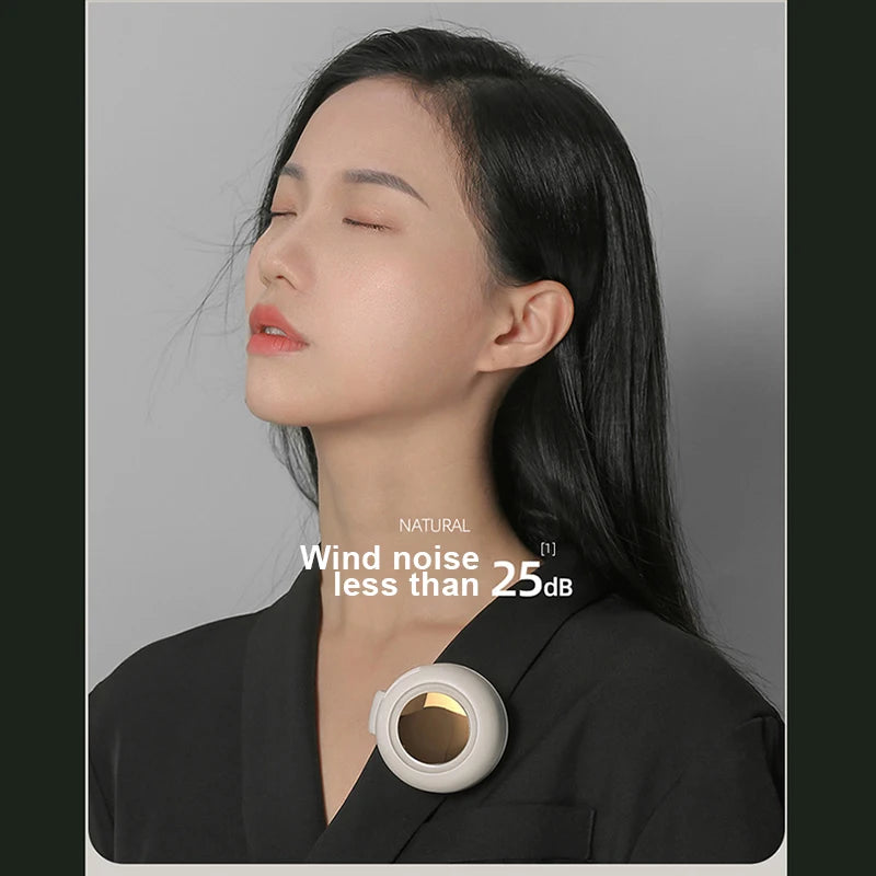 Usb Rechargeable Handheld Fan Portable Electric Fan Adjustable Wind Direction Clipped Onto Clothes Fan Summer Electric Fan