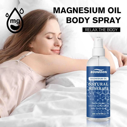 200ML Magnesium Relaxing Body Spray Magnesium Chloride Topical Magnesium Supplement Treatment Body Relax Health Care Gifts