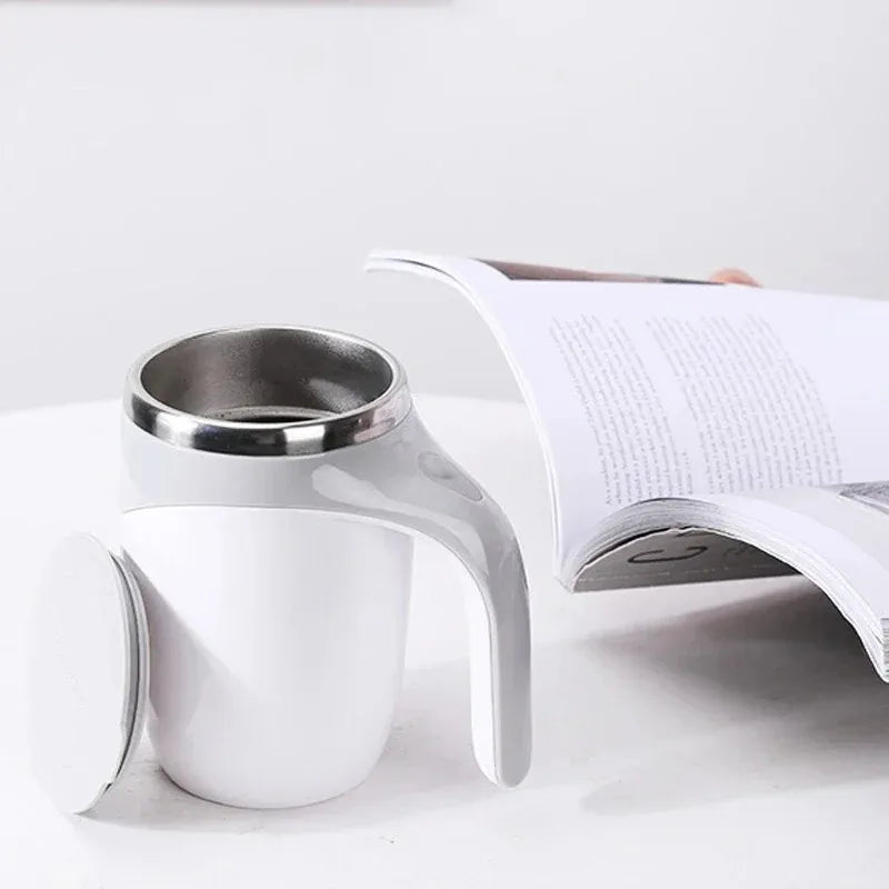 2025 Automatic Stirring CupMug Rechargeable Portable CoffeeElectric Stirring StainlessSteel Rotating Magnetic Home DrinkingTools
