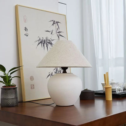 Retro Ceramic Floor Lamp, Bedroom Table Floor Lamp, Living Room Bedside Floor Lamp, Room Decoration Indoor Lighting Lamp