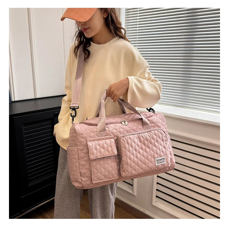 Fashion Travel Bag Handbags Large Capacity Carry On Luggage Bags Men Women Shoulder Outdoor Tote Waterproof Sport Gym Bag