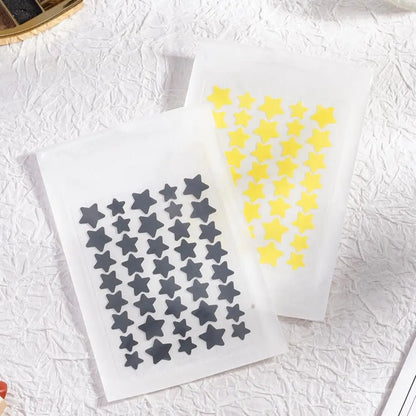 40pcs Colorful Star-Shaped PE Pimple Patches - Cute and Invisible Pimple Cover Stickers for Pimple Removal