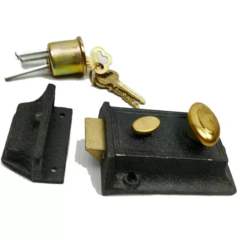 Indoor and outdoor door lock hand lock Double safety 6140 door lock