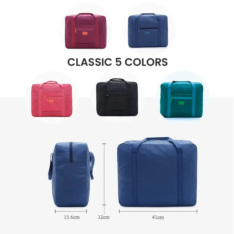Foldable Travel Bag Lightweight Traveling Duffel Bag for Women Men Tote Bag Carry on Luggage Bags Weekender Overnight Bags