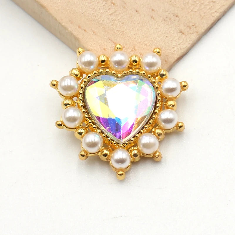 23MM fashion pearl and peach alloy accessories Diy wedding dress hair accessories invitation jewelry decorative accessories