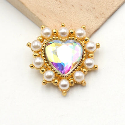 23MM fashion pearl and peach alloy accessories Diy wedding dress hair accessories invitation jewelry decorative accessories