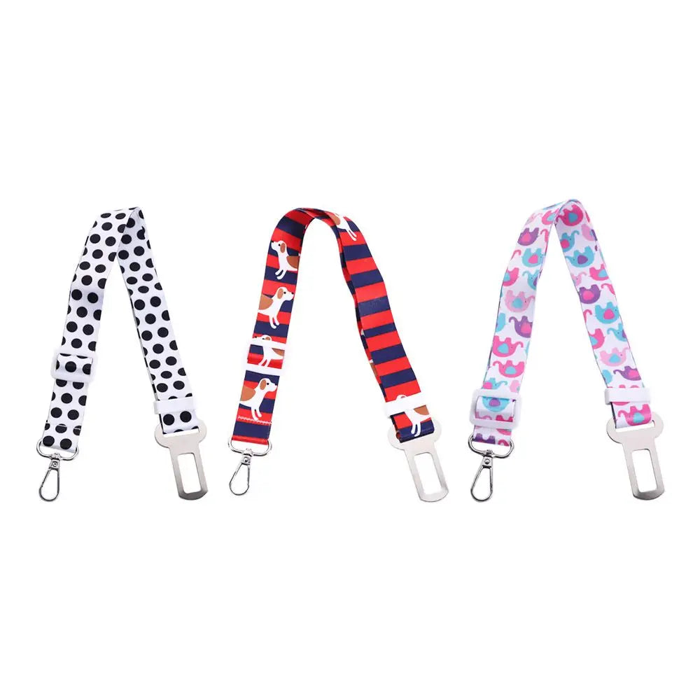 Adjustable Safety Seat Belts Leash Cat Harness Outdoor Accessories Dog Car Seat Belt Pet Travel Supplies Travel Clip Seatbelt