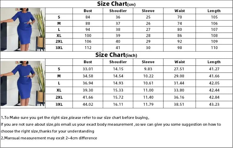 Office Dresses for Ladies 2024 Latest Summer Simple Elegant Half Sleeve Formal Church Dress Women Knee Length Pencil Peplum Dres