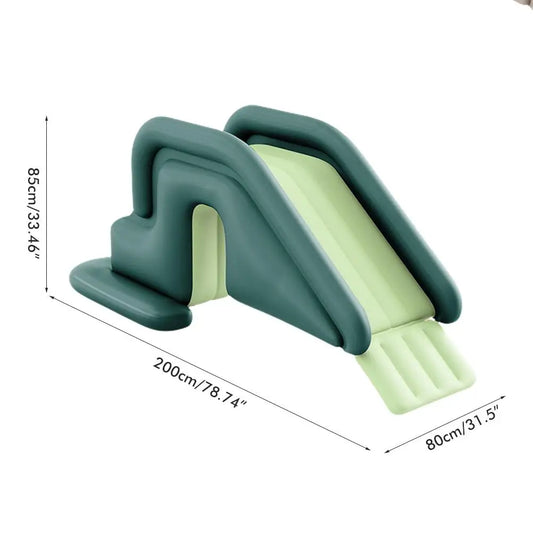 Inflatable Water Slide Inflatable Water Slide Compact Inflatable Climbing Wall Water Slide Park Outdoor Summer Fun for Kids