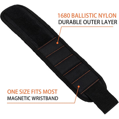 Magnetic Wristband for Holding Screws Nails Portable Toold Organizer Bag Wrist Wrap Tool Belt with Strong Magnets Cool Gadgets