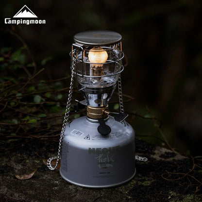 CAMPINGMOON Outdoor Lighting, Tent Light, Medium-sized Portable Small Lantern, Campsite Gas Light