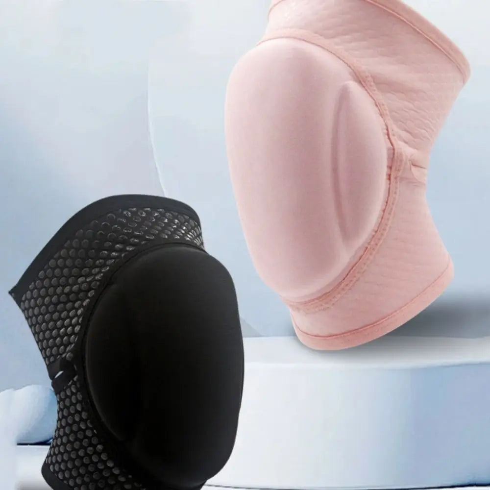 Gym Knee Pads Thickening Sponge Sports Knee Pads Yoga Brace Support Dance Knee Pads Soft Anti Collision Elastic Knee Pads Woman