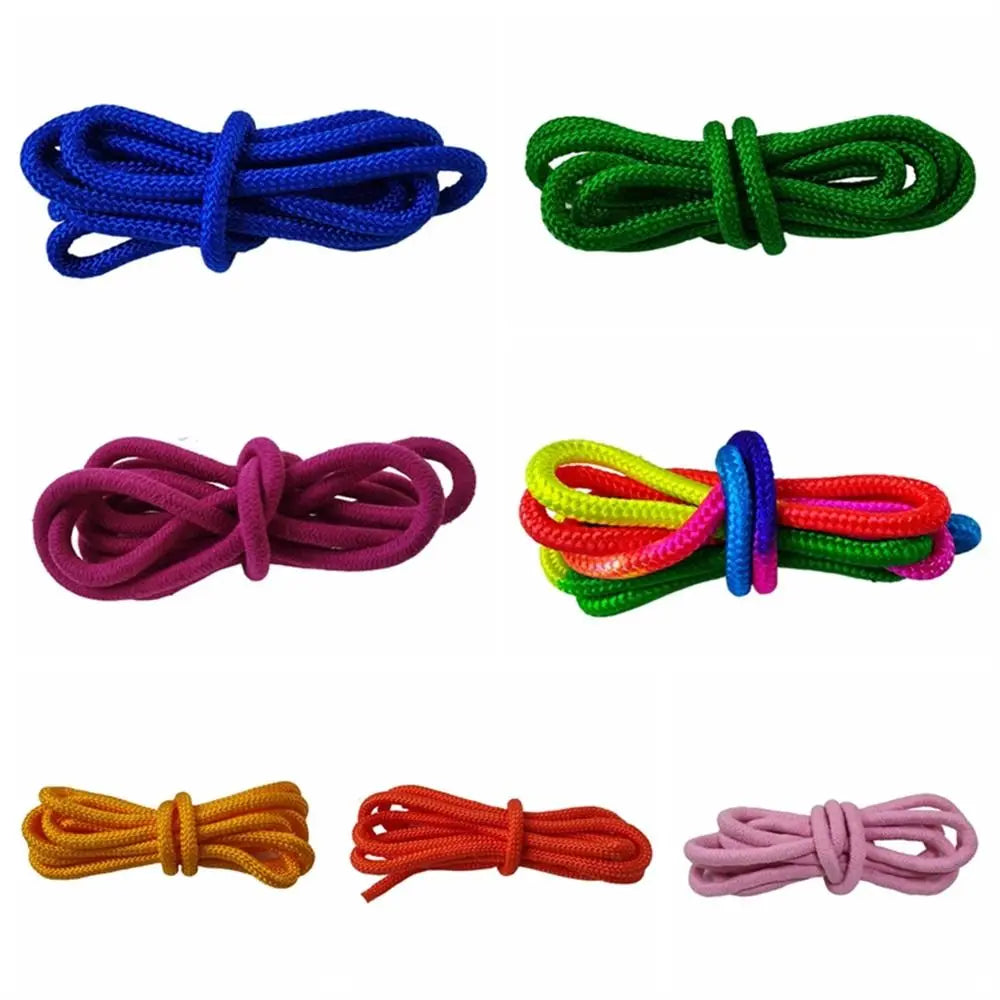 Rainbow Color Gymnastics Arts Rope Artistic Professional Rhythmic Rope 3M Colorful Gymnastics Jumping Props Sport Tools