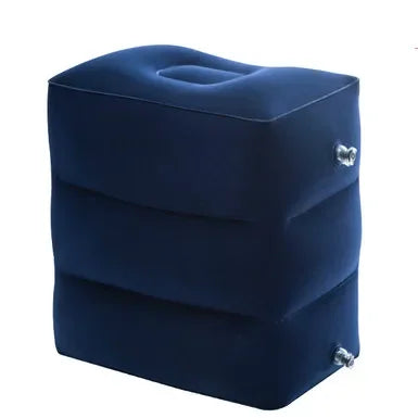 Inflatable Travel Pillow Foot Pad Airplane Car Bus Footrest stool Height Adjustable Kids Flight Sleeping Resting Pillow mx920103