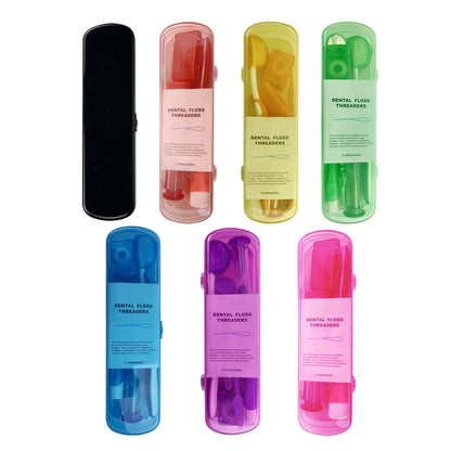 Dental Oral Care Tool Kit Orthodontic Teeth Cleaning Whitening Tool Portable Interdental Brush Foldable Dental Mirror Toothbrush