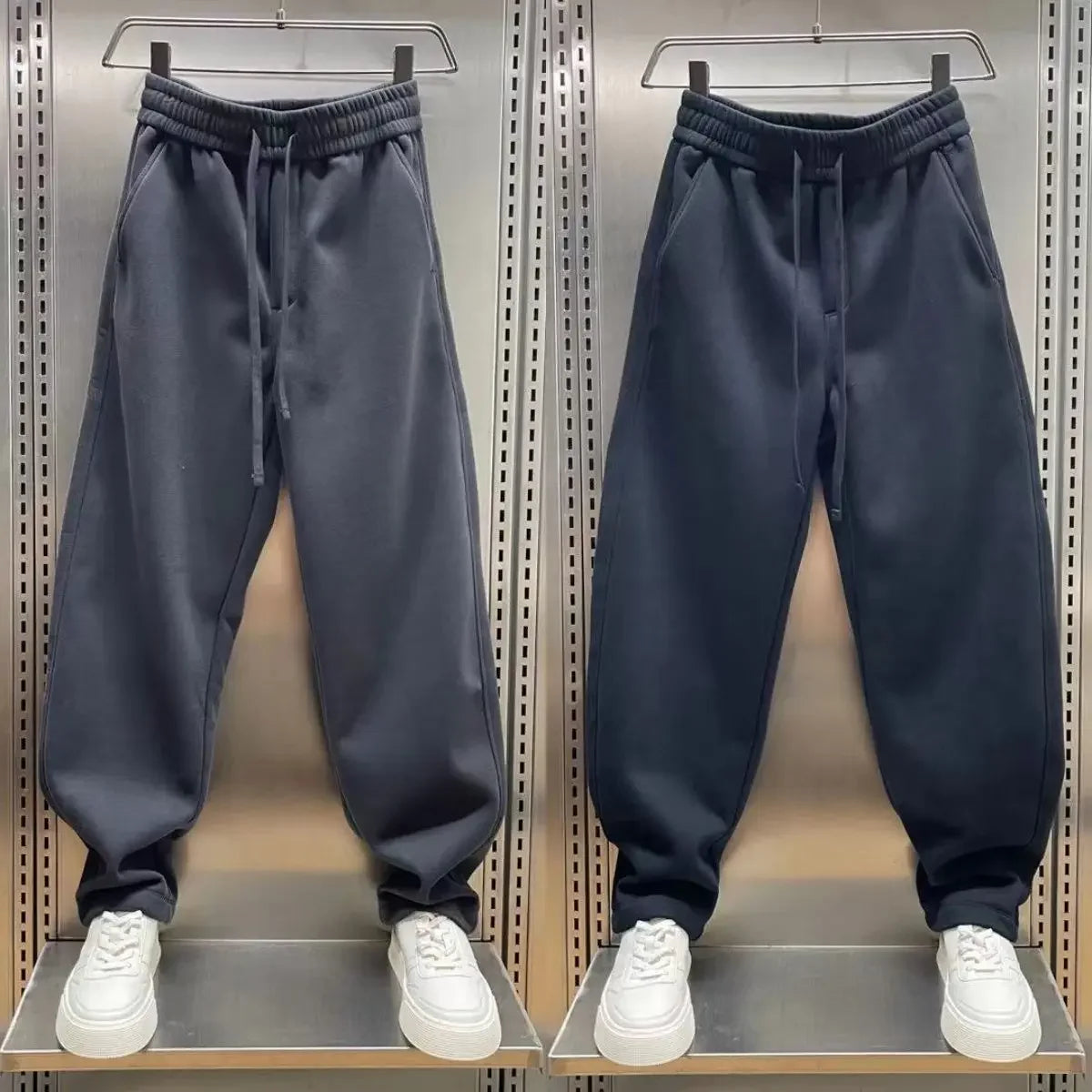 Outdoor Joggers Sweatpants Solid Color Casual Trousers High Quality Cotton Men's Brand Pants