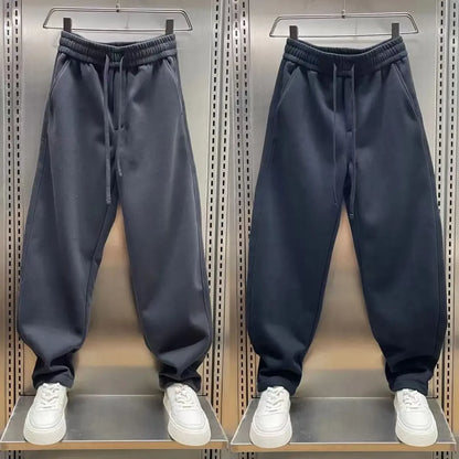 Outdoor Joggers Sweatpants Solid Color Casual Trousers High Quality Cotton Men's Brand Pants