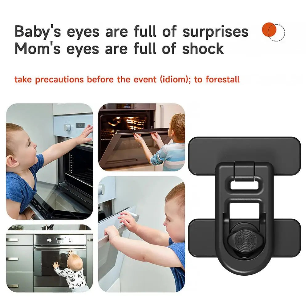 Fridge Child Lock Freezer Locks for Refrigerator Doors Oven Child Safety Lock Oven Baby Proofing Refrigerator Door Safety Locks
