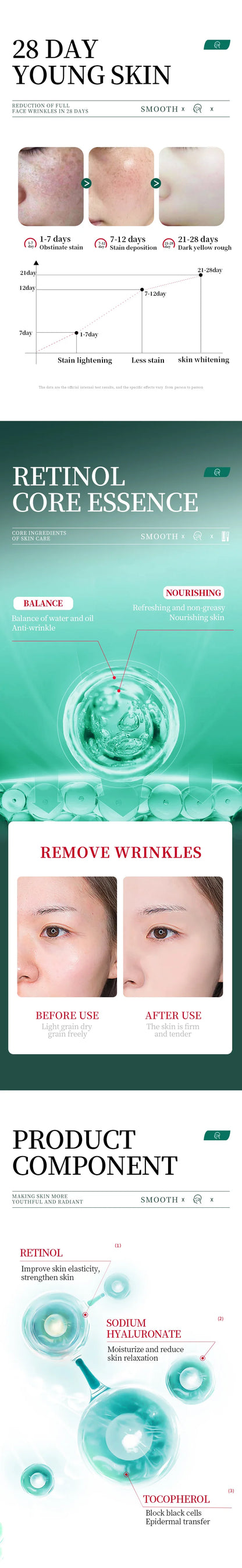 Kojic Acid Retinol and Hyaluronic Acid Serum for Brightening Firming  Hydrating for Face Anti Aging Serums, Dark Spot Correcting