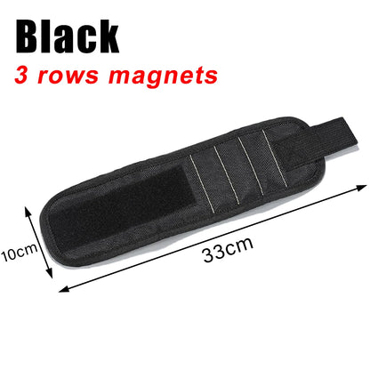 Magnetic Wristband for Holding Screws Nails Portable Toold Organizer Bag Wrist Wrap Tool Belt with Strong Magnets Cool Gadgets